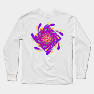 Spiral Flower by #Bizzartino Long Sleeve T-Shirt